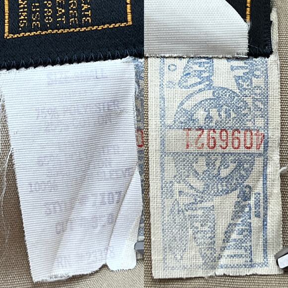 Eddie Bauer Trench Coat Vintage Double Breasted Removable Down Liner Preppy - Picture 4 of 12